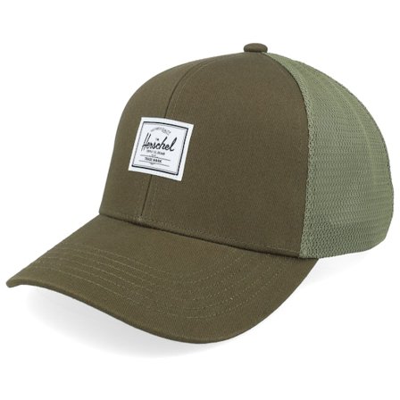 Herschel - Grün Trucker Cap - Whaler Cotton Mesh Cap Ivy Green A-Frame Trucker @ Hatstore