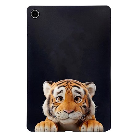Til Samsung Galaxy Tab A11+ Etui Mønstertryk Slankt TPU Beskyttende Tablet Etui Tiger