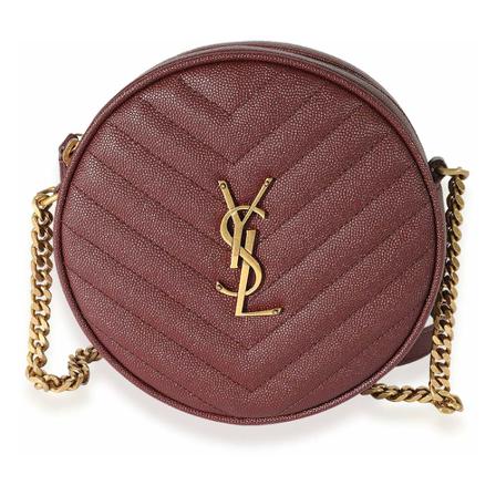 Saint Laurent Vintage, Pre-owned Cross Body Bags Bruin, Dames, Maat:ONE Size,leer