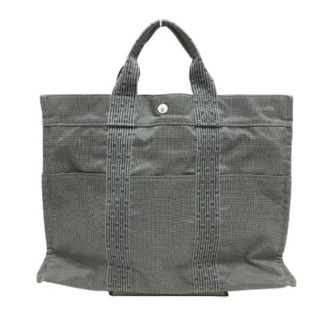 Hermès Vintage Pre-owned Tyg handvskor grå, Dam Vintage Väskor, Dam, Storlek: ONE SIZE