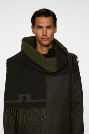 J.Lindeberg - Champ Double Sided Scarf - Fashion - Green - Men - Onesize