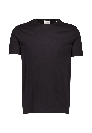 Lindbergh Basic o-neck T-shirt Överdelar Herr Svart M