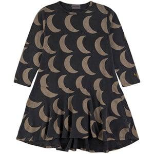 Kids - Bobo Choses Dark Gray Moon Printed Dress 8-9 Years - Dresses - 8-9 years - Grey