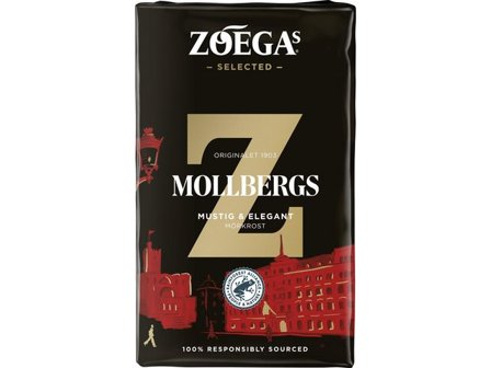 ZOEGAS Kaffe Mollbergs blandning 450g - Lyreco - Kök och servering - Kaffe och te - Bryggkaffe