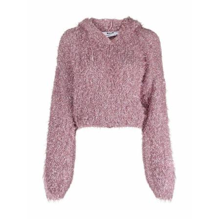 Msgm Hoodies Pink, Dame