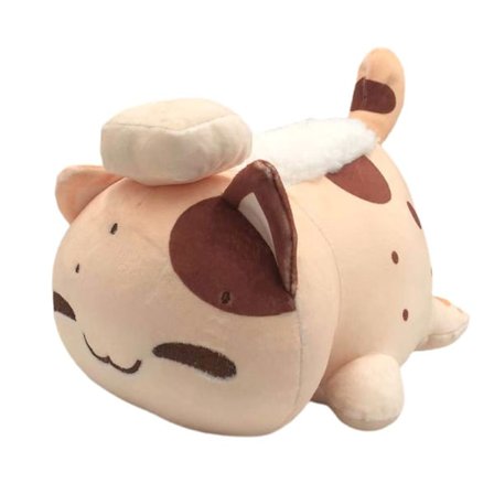 Meemeows mat Aphmau kattdocka plyschleksak söt munkfylld