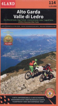 Alto Garda. Valle di Letro. Carta topografica di precisione 1:25.000 n. 114