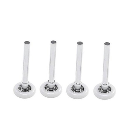 4 stk. kraftige nylon garasjeportrulle hjullager forseglet 105 mm 2 tommers nylon- og stålhjul
