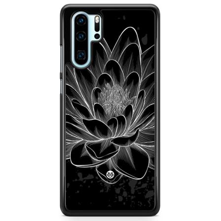 Bjornberry Hårdskal Huawei P30 Pro - Svart/Vit Lotus