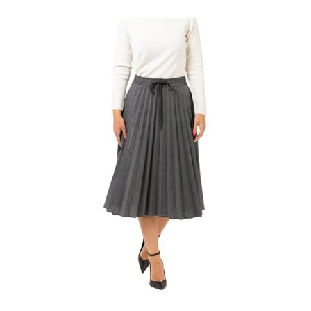Semicouture - Midikjolar - Grå - Dam - Storlek: Xs, Dam, Storlek: XS