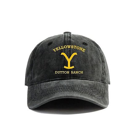 Yellowstone National Park Baseball Caps Distressed Hats Cap Men Women Retro Outdoor Summer Adjustable Yellowstone Hats Mz-294 [DB]