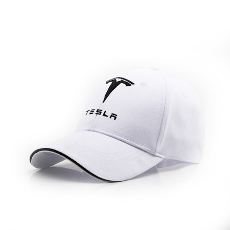 Sports Hat Udendørs Solhat Tesla Hat - Hvid