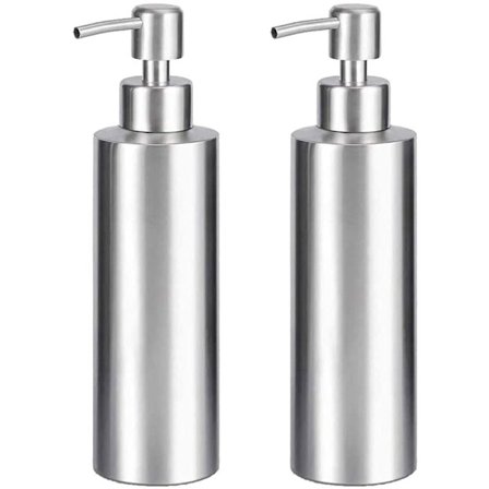 11,8 Dispenser - 304 Rostfritt Stål Handhållen Dispenser med Anti-Rost System, Kök och Badrum Pump för Vätska