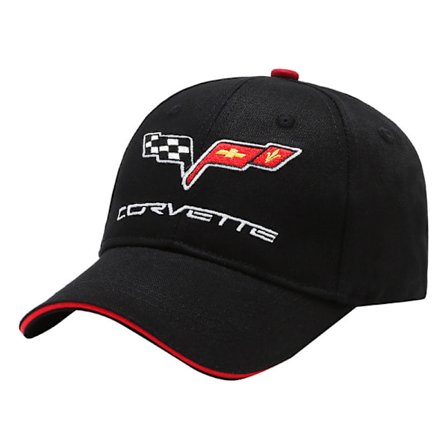 1 stk Brodert Logo Baseball Caps Chevrolet Corvette C6 Duck -FD2--O-