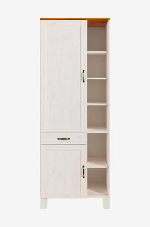 Loft24 - Opbevaringsskab Alby 60 High 2 Door - Hvid - Skabe - Fra Homeroom