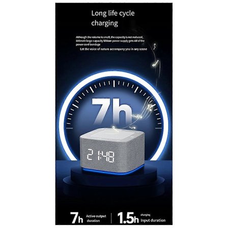 Herätyskello Unen Äänikone 8-Värinen Yövalo 32 Rauhoittavaa Ääntä Valkoinen Kohina Kone Uniajastin