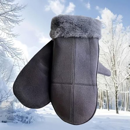 Vinter Touchscreen Ski Handsker - Høj Kvalitet Vindtæt Fingerløst Design til Koldt Vejr med Fleecefor til Snowboard [DB]