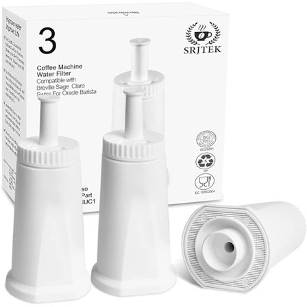 Vannfilter Ses Bes008 Ses875 Ses880 vannfilterpatron, bytte av filter for kaffemaskin for 990/980/500/878/875/880/920/810 (3-pakning)