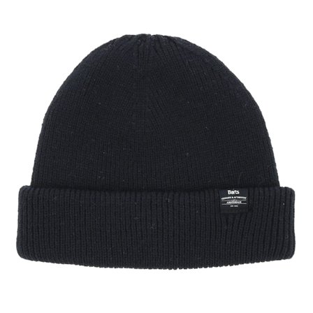 Barts - Černá cuff Beanie - Kinyeti Black Cuff @ Hatstore