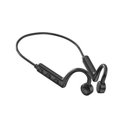 Ks19 Tws trådløse Bluetooth-kompatible hovedtelefoner Nakkebøjle Spor Black