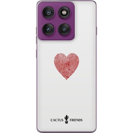 Yhteensopiva Puhelinkuori Motorola Motorola Edge 60 Pro Cactus and Friends - Fingerprint Love