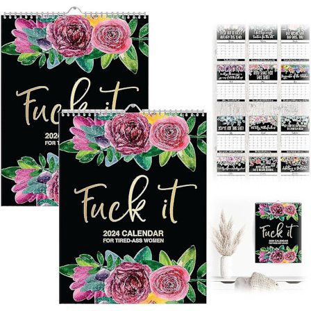 Kalenteri 2024 Väsyneille Naisille, 2024 Kalenterisuunnittelija Väsyneille Naisille Äiti Vitsilahja Seinäkalenteri Humoristinen Arkielämä