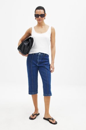 NA-KD Capri-Shorts - Hosen - Blau - EU 36