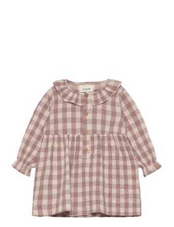 Nbfbeate Ls Loose Body Dress Lil Lil'Atelier Beige