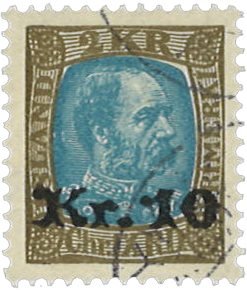 Island 1926 - AFA 122 - Stemplet