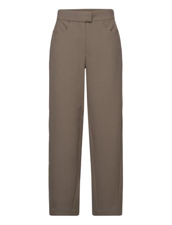Relaxed Pants Trousers Suitpants Brun A Part Of The Art*Betinget Tilbud