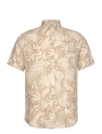 GANT | Reg Botanical Linen Print Ss Shirt | S
