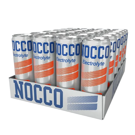 24 x NOCCO Electrolyte 355 ml Blood Orange