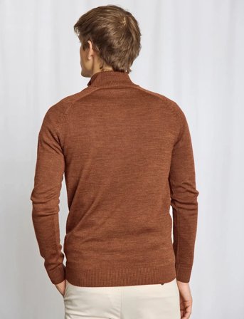 Bruun & Stengade Bs Pelle Regular Fit Knitwear - Brown - XXL