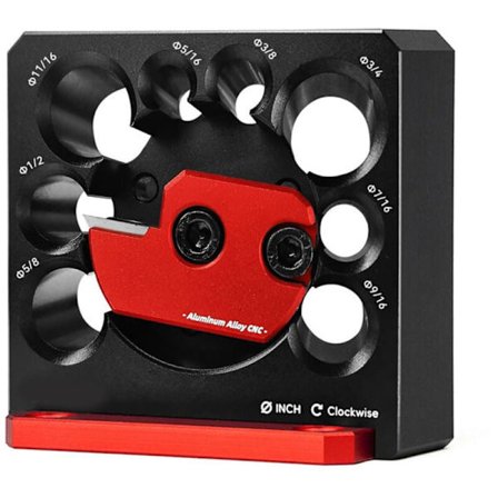 Carbid Indsatser Høj Hastighed 8 Hul Justerbar Dyvel Maker til Træstænger Skærer Rund Stang Værktøj Kompatibel med Elektriske Boremaskiner