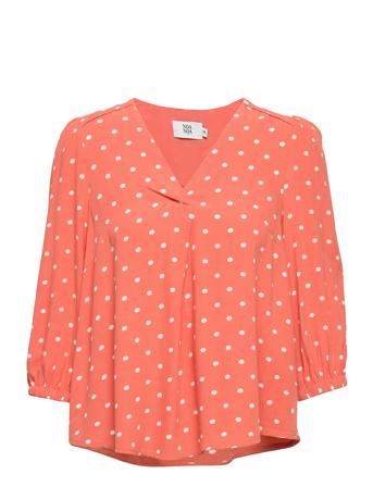 Blouse Pitkähihainen Pusero Paita Oranssi Noa Noa