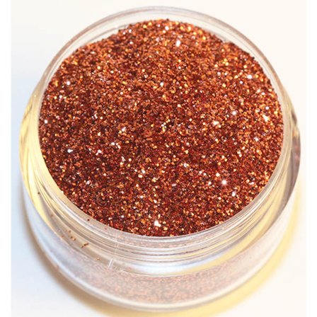 Nagelglitter - Finkornigt - Rosé koppar - 8ml - Glitter