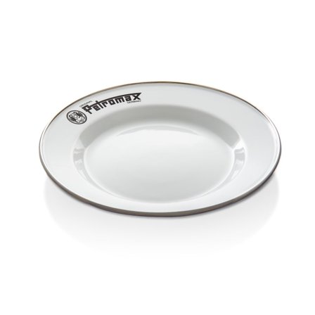 Petromax Enamel Plates 2 Piece eating utensils White OneSize
