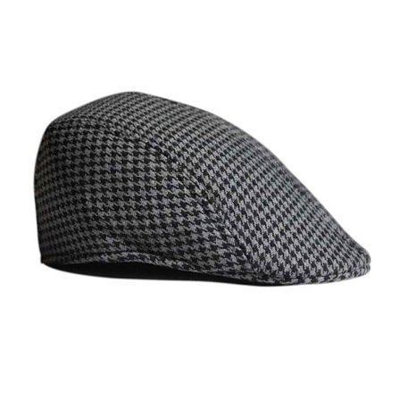 Flat Cap / Gatsby / Gubbkeps Rutete - Ulike Farger