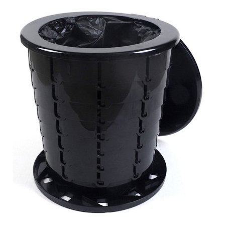 Campingtoilet, multifunktionel campingtoilet, sammenklappeligt tørt toilet,