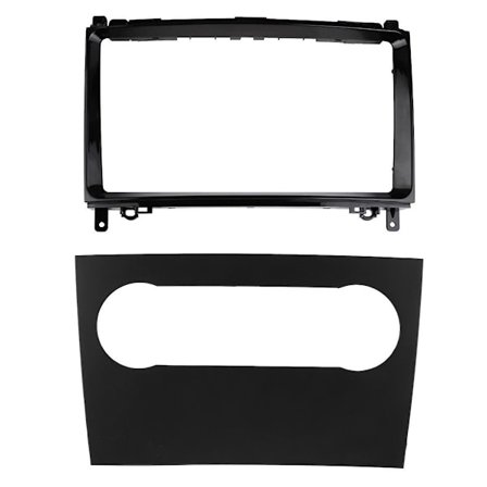 Bilradio Fascia for A-klasse W169 2004-2012 Dash Kit Install Facia Panel Console Bezel Adapter Plate