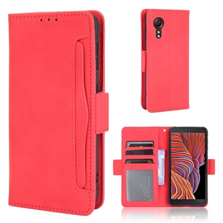Modernt Samsung Galaxy Xcover 5 fodral med plånbok - Rosa