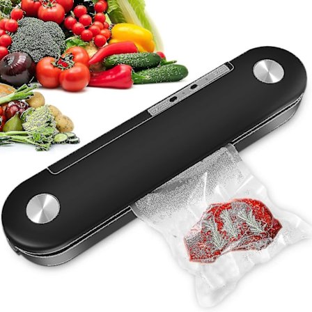 Automatisk Vakuumforsegler for Mat - Tørr og Vått Mat - Oppbevaring og Preservering