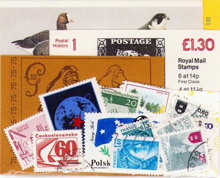 Europæiske lande - Frimærkepakke - Stemplet