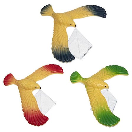 Balancerende Fugle Legetøj Balancerende Ørn Legetøj Motoriske Færdigheder Forbedring Assorteret Farve 13.50X11.00X2.00CM Vintage 3Stk