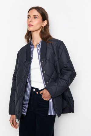 CAMILLA PIHL - Marion Quilted Jacket - Dark Navy Size34