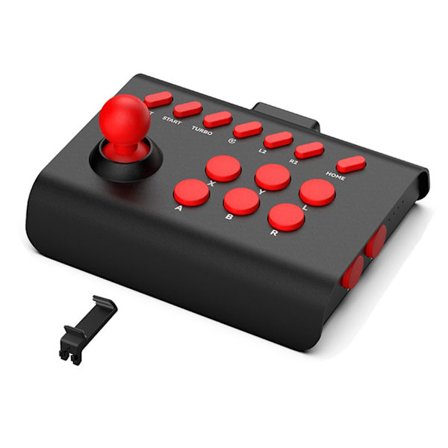 Konsoli Rocker Wired-/Bluetooth-yhteensopiva/2.4G Connection Peliohjain Arcade Fighting Controller Type-C -liitäntä