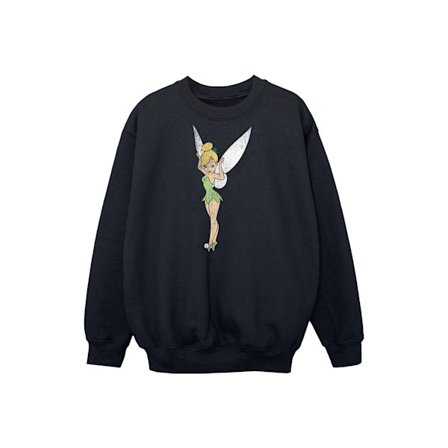 Peter Pan Flickor Klassisk Tinkerbell Sweatshirt 5-6 År Svart