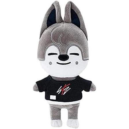 Plysch Stray Kids Plyschleksaker Kawaii Skz Plyschar Tecknad Anime Mjuk fylld Plysch Söt Docka (Bbokari) (Varg) - spot försäljning