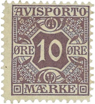 Danmark 1907 - Avisportomærke AFA 4 - Postfrisk