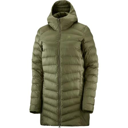 Salomon Women's Sight Storm Hoodie Women synthetic-lined parkas Green S